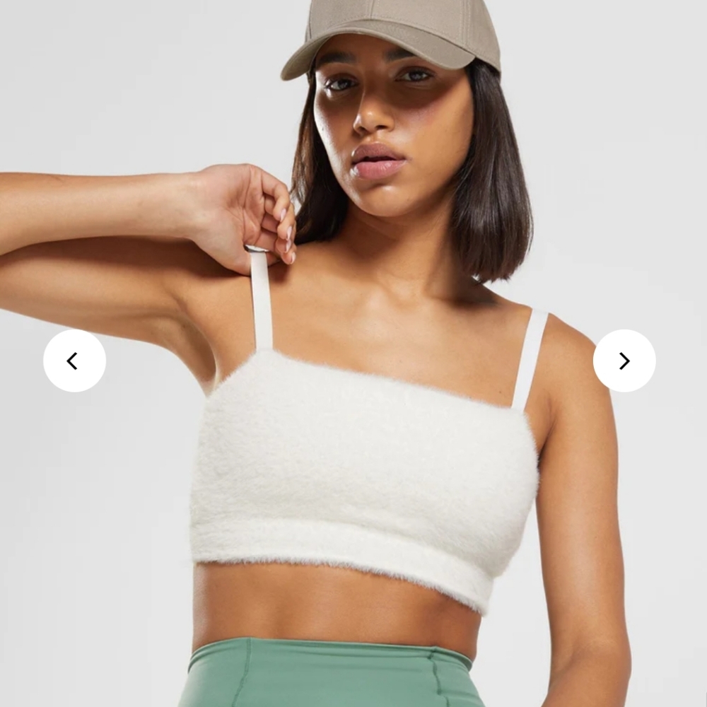 NWT!!! Gymshark Whitney eyelash knit bandeau